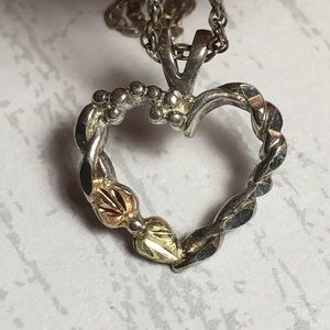Black Hills 12k sterling silver necklace